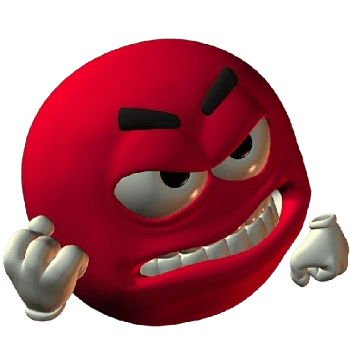 Figurinhas de EMOJI NGAMBEK 😠 para WhatsApp