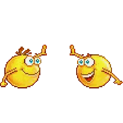 Figurinhas de emoji pixel animados para WhatsApp