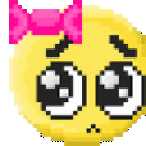 Figurinha de emoji pixel art gif animados para WhatsApp (1 de 18)