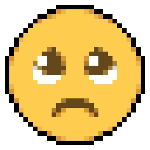 Figurinha de emoji pixel art gif animados para WhatsApp (5 de 18)