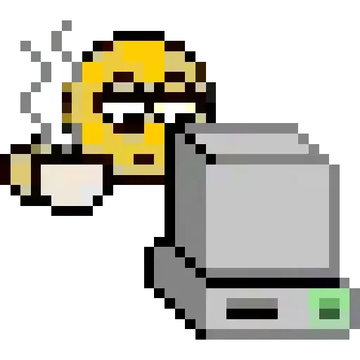 Figurinha de Emoji Pixel 👾 (9 de 24)
