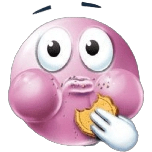 Figurinha de Emoji Rosa para WhatsApp (1 de 30)
