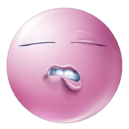 Figurinha de Emoji Rosa para WhatsApp (2 de 30)