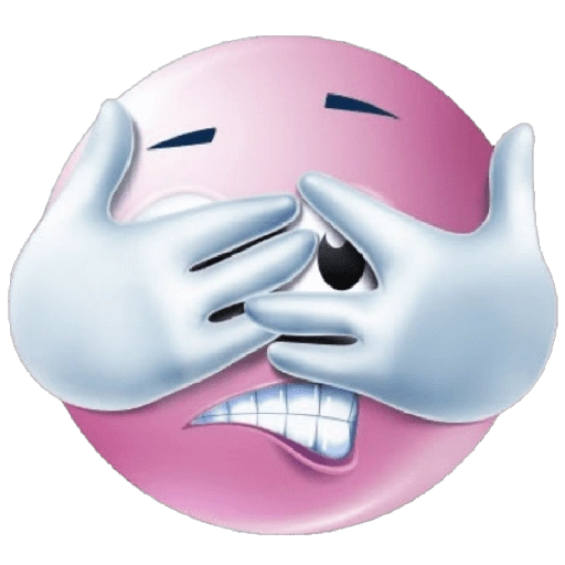 Figurinha de Emoji Rosa para WhatsApp (4 de 30)