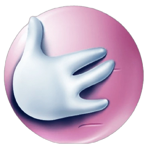 Figurinha de Emoji Rosa para WhatsApp (6 de 30)