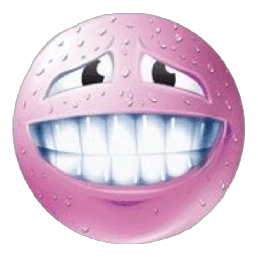 Figurinha de Emoji Rosa para WhatsApp (7 de 30)
