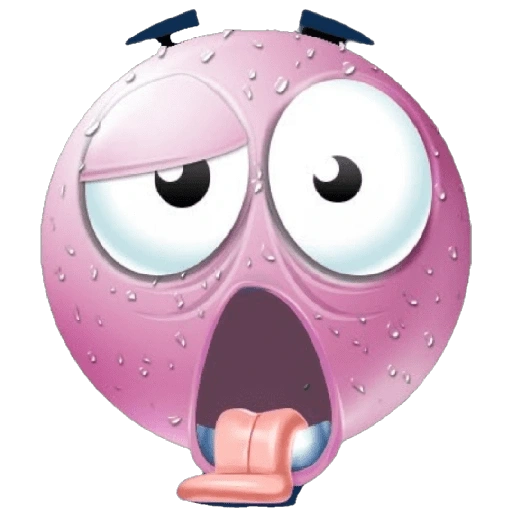 Figurinha de Emoji Rosa para WhatsApp (8 de 30)