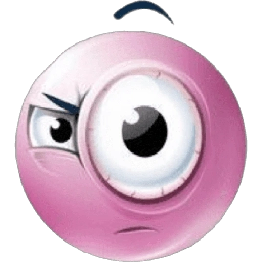 Figurinha de Emoji Rosa para WhatsApp (9 de 30)