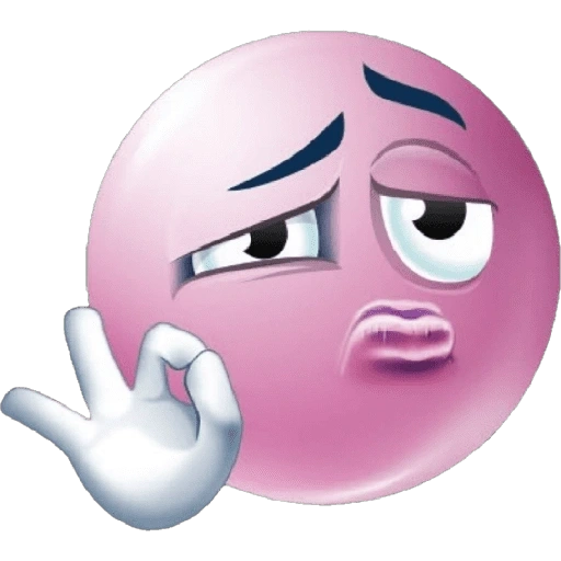 Figurinha de Emoji Rosa para WhatsApp (10 de 30)