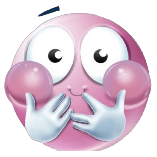 Figurinha de Emoji Rosa para WhatsApp (11 de 30)