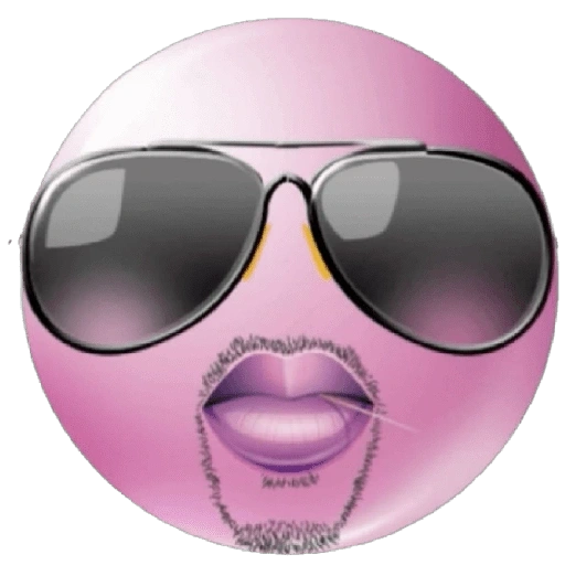 Figurinha de Emoji Rosa para WhatsApp (17 de 30)