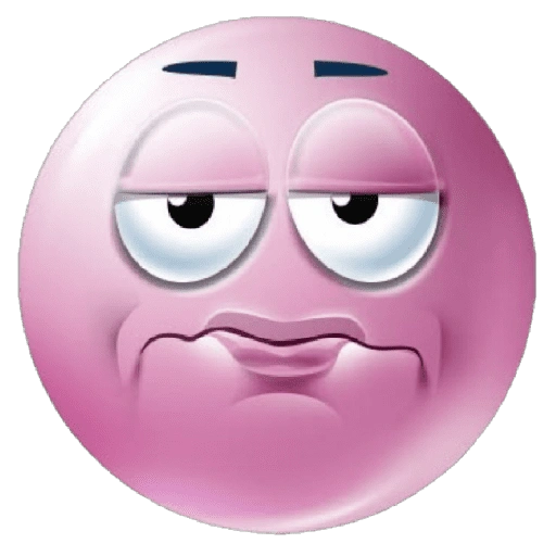 Figurinha de Emoji Rosa para WhatsApp (18 de 30)