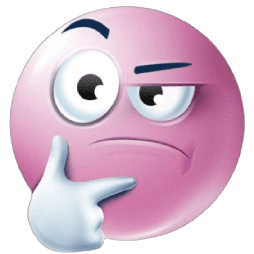 Figurinha de Emoji Rosa para WhatsApp (22 de 30)