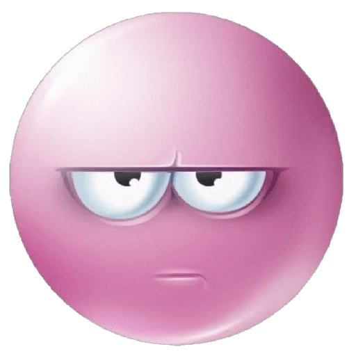 Figurinha de Emoji Rosa para WhatsApp (23 de 30)