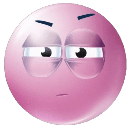 Figurinha de Emoji Rosa para WhatsApp (27 de 30)