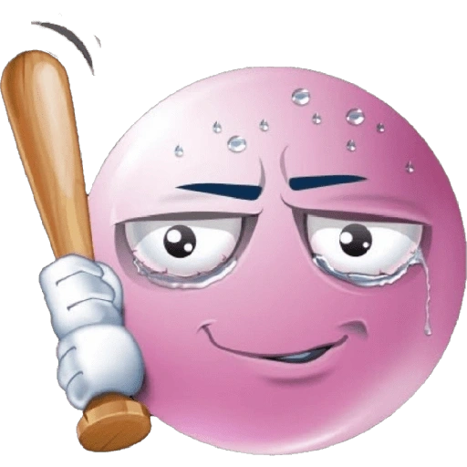Figurinha de Emoji Rosa para WhatsApp (28 de 30)