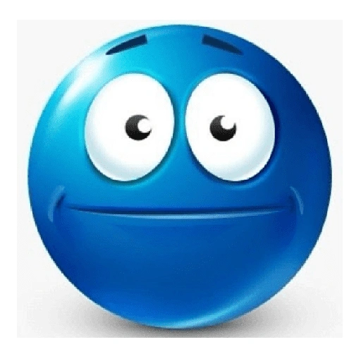 Figurinha de emojis azul (5 de 27)