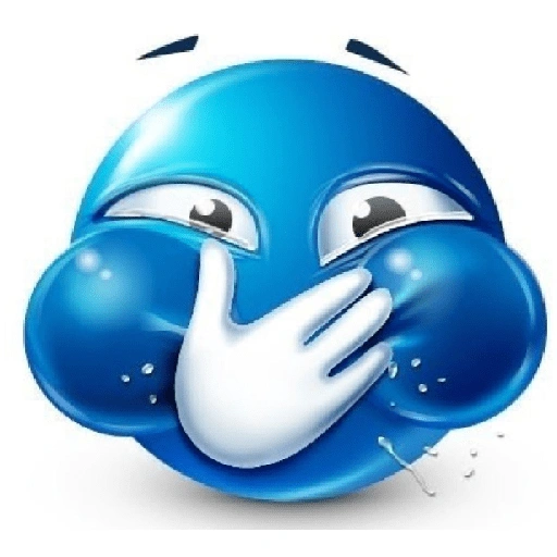 Figurinha de emojis azul (7 de 27)