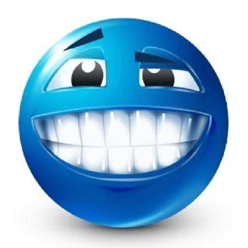 Figurinha de emojis azul (10 de 27)