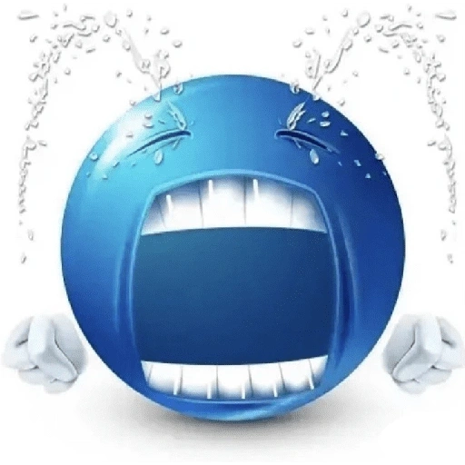 Figurinha de emojis azul (12 de 27)