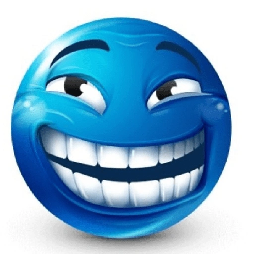 Figurinha de emojis azul (13 de 27)