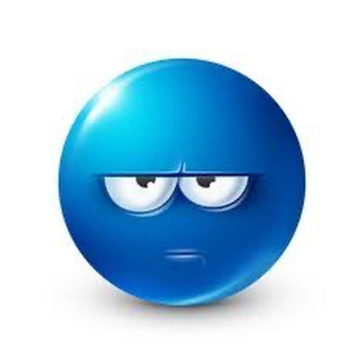 Figurinha de emojis azul (20 de 27)