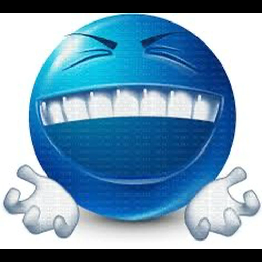 Figurinha de emojis azul (23 de 27)