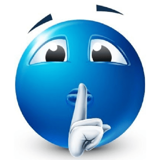 Figurinhas de emojis azul para WhatsApp
