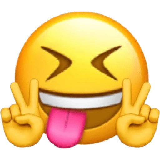 Figurinha de emojis I :) para WhatsApp (10 de 20)