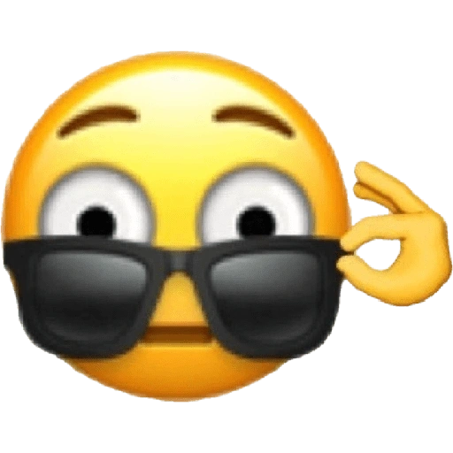 Figurinha de emojis I :) para WhatsApp (18 de 20)