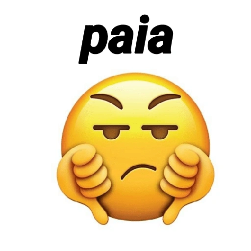 Figurinha de Emojis pra você 😛🫵 para WhatsApp (10 de 15)