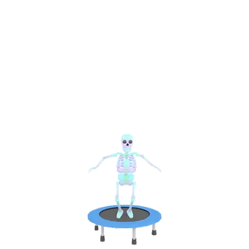 Figurinha de Esqueletinho animado (4 de 26)