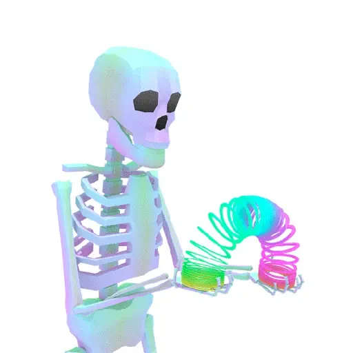 Figurinha de Esqueletinho animado (15 de 26)