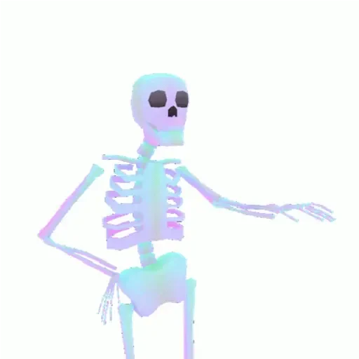 Figurinha de Esqueletinho animado (19 de 26)