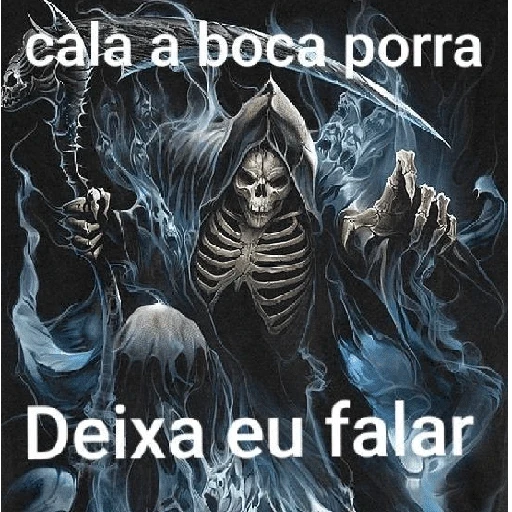 Figurinha de Esqueleto 💀 para WhatsApp (2 de 19)