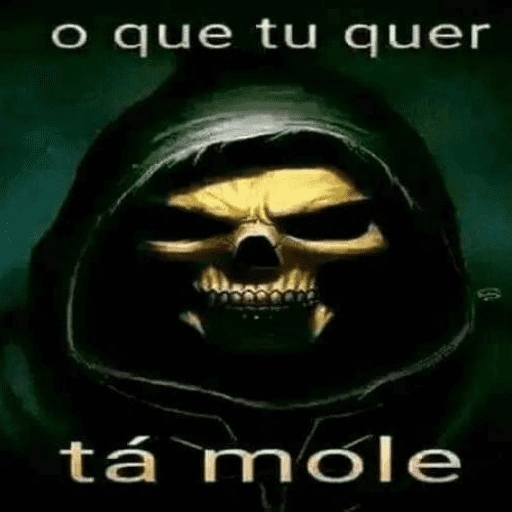 Figurinha de Esqueleto 💀 para WhatsApp (9 de 19)