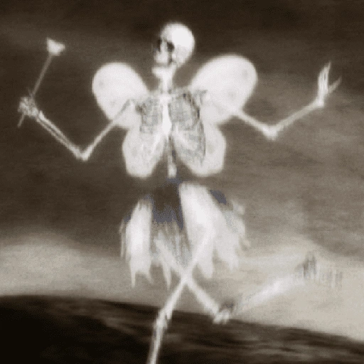Figurinha de Esqueleto 💀 para WhatsApp (17 de 19)