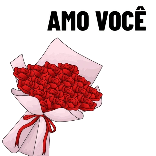 Figurinha de EU TE AMO 🫶 para WhatsApp (6 de 10)