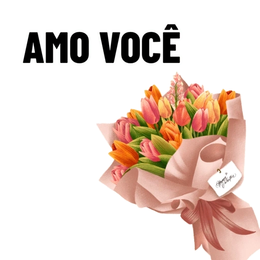 Figurinha de EU TE AMO 🫶 para WhatsApp (10 de 10)