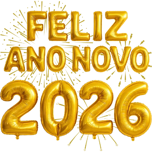Figurinha de ✨️ FELIZ 2026 ✨️ para WhatsApp (4 de 21)