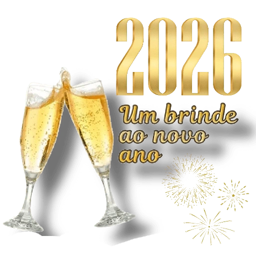 Figurinha de ✨️ FELIZ 2026 ✨️ para WhatsApp (12 de 21)