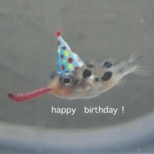 Figurinha de Feliz Aniversário dos Pets 🎂 para WhatsApp (18 de 26)