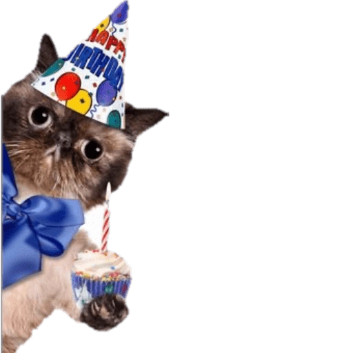 Figurinha de Feliz Aniversário dos Pets 🎂 para WhatsApp (23 de 26)