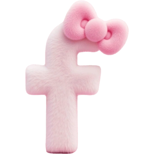 Figurinha de Fluffy 3D PINK 🩷 para WhatsApp (5 de 12)