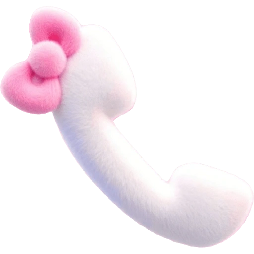 Figurinha de Fluffy 3D PINK 🩷 para WhatsApp (7 de 12)