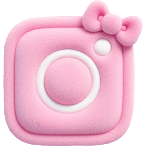 Figurinhas de Fluffy 3D PINK 🩷 para WhatsApp