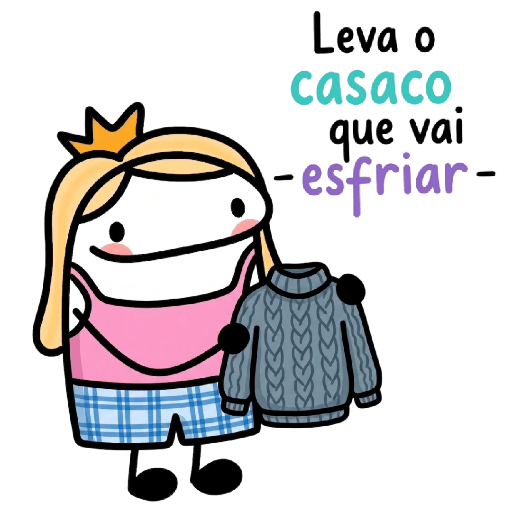 Figurinhas de Frases de Mãe Flork para WhatsApp