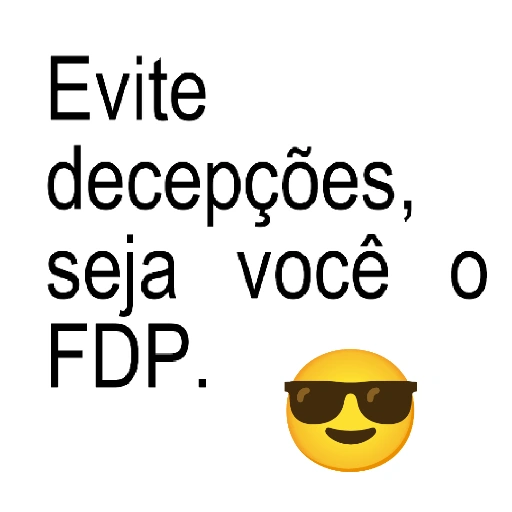 Figurinha de FRASES REALISTAS 🤭 para WhatsApp (6 de 16)