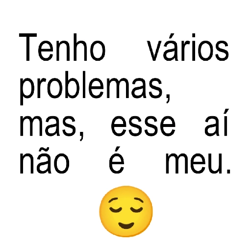 Figurinha de FRASES REALISTAS 🤭 para WhatsApp (14 de 16)
