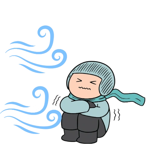 Figurinha de FRIO para WhatsApp (2 de 15)